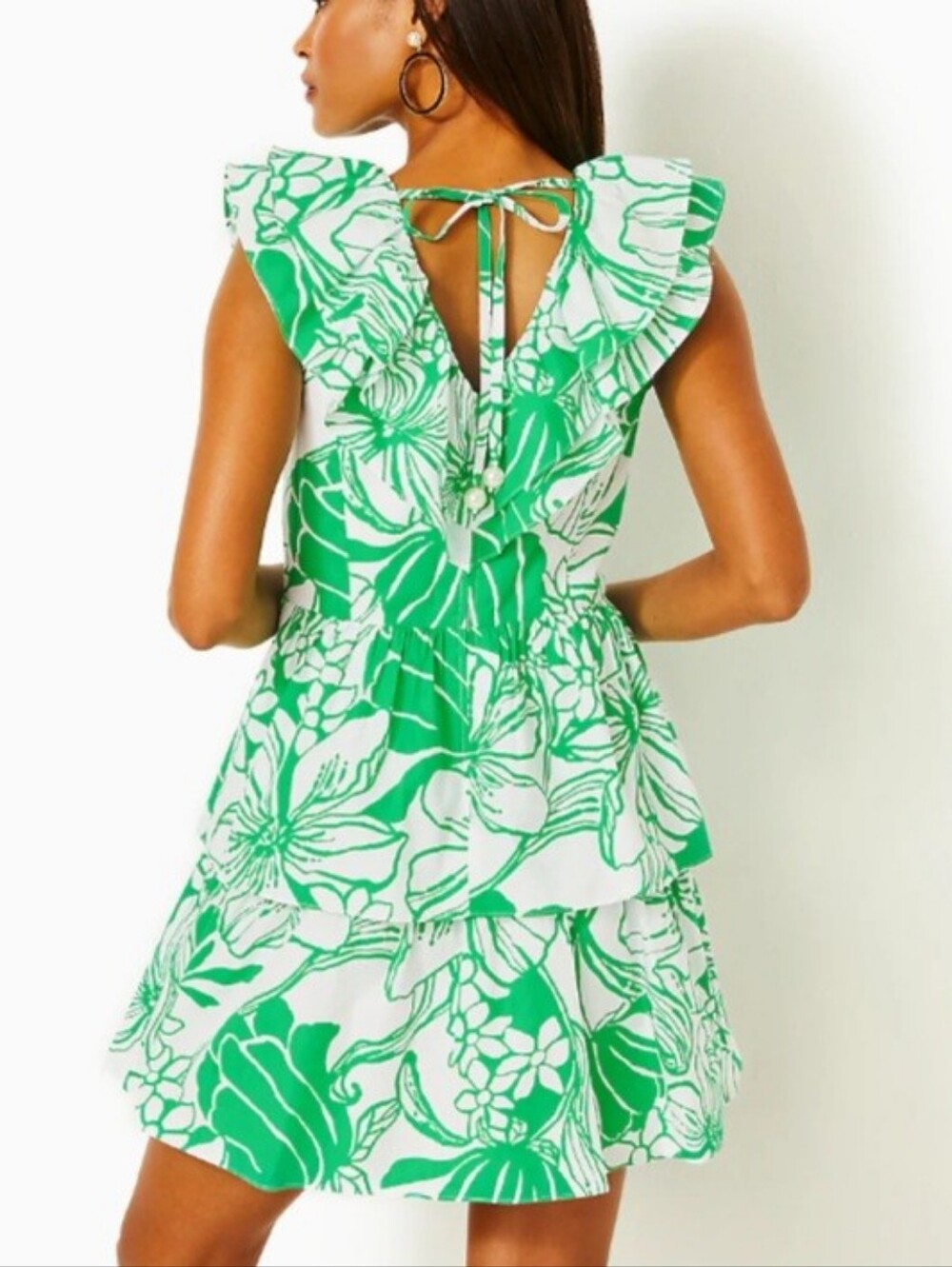 Lilly Pulitzer Ritamarie V-Neck Ruffle Dress